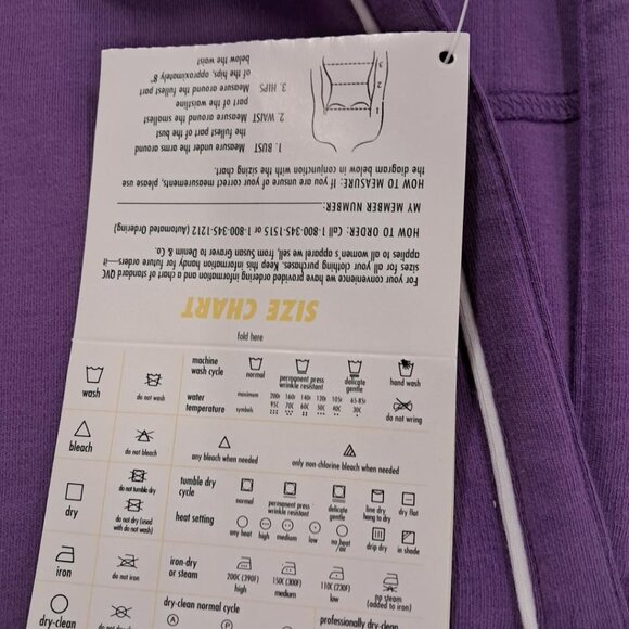 Women's Sport Savvy Pullover V-Neck Collar Short Sleeve Lavender White Trim XL - Picture 9 of 9